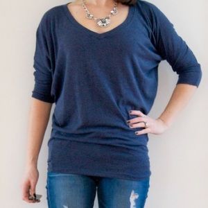 Market & Spruce Aleah v-neck dolman top